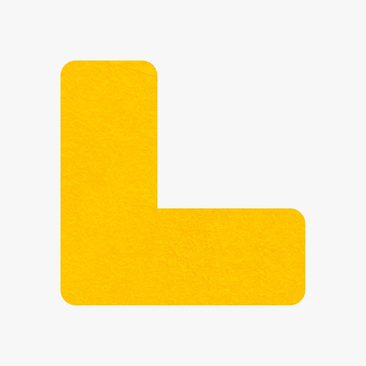 Bodenmarkierung Ecke - 50mm x 100mm - 25 Stück gelb