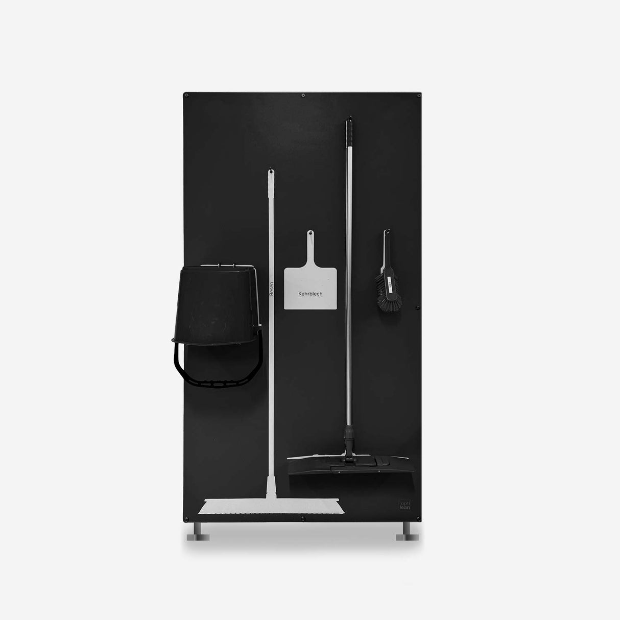 Schattenwand mit Standgestell Schwarz 1210 mm x 1900 mm