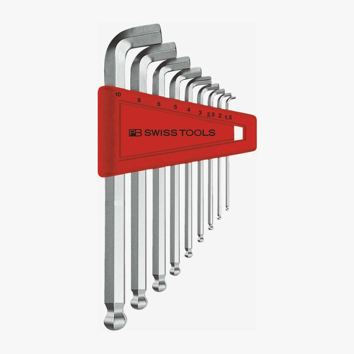 Swiss Tools Winkelschraubendreher-Satz kurz mit Kugel farblos