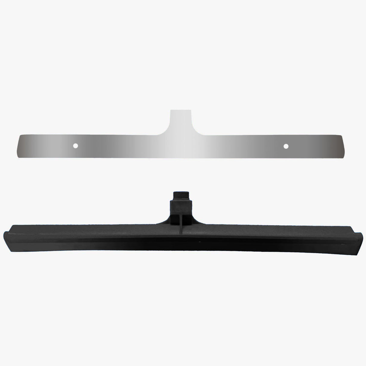 Abzieher 600 mm Schatten Edelstahlschatten + Abzieher 600mm schwarz