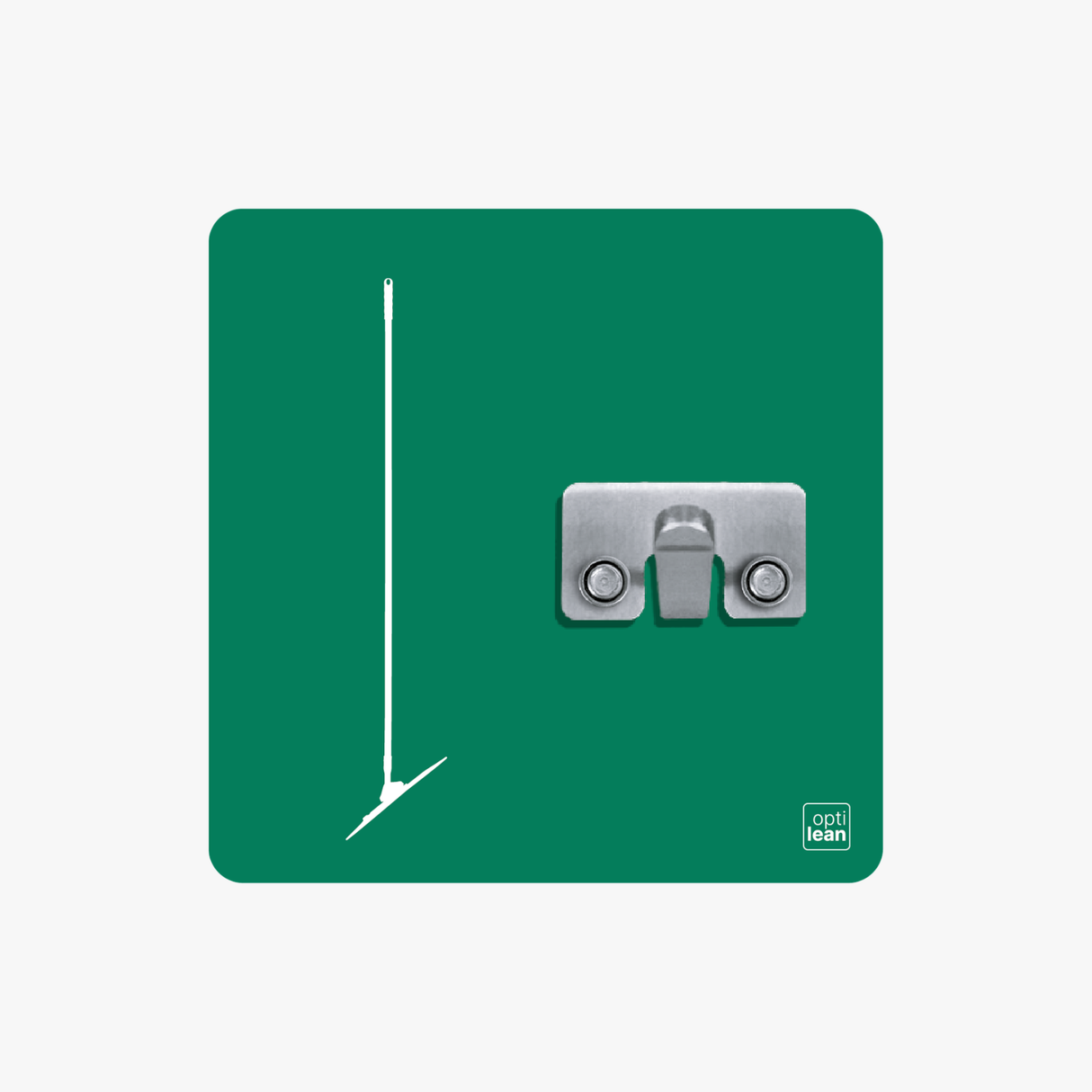 Wischmop Halter für Shadowboard – 5S Cleaning Station (Bo System) Grün