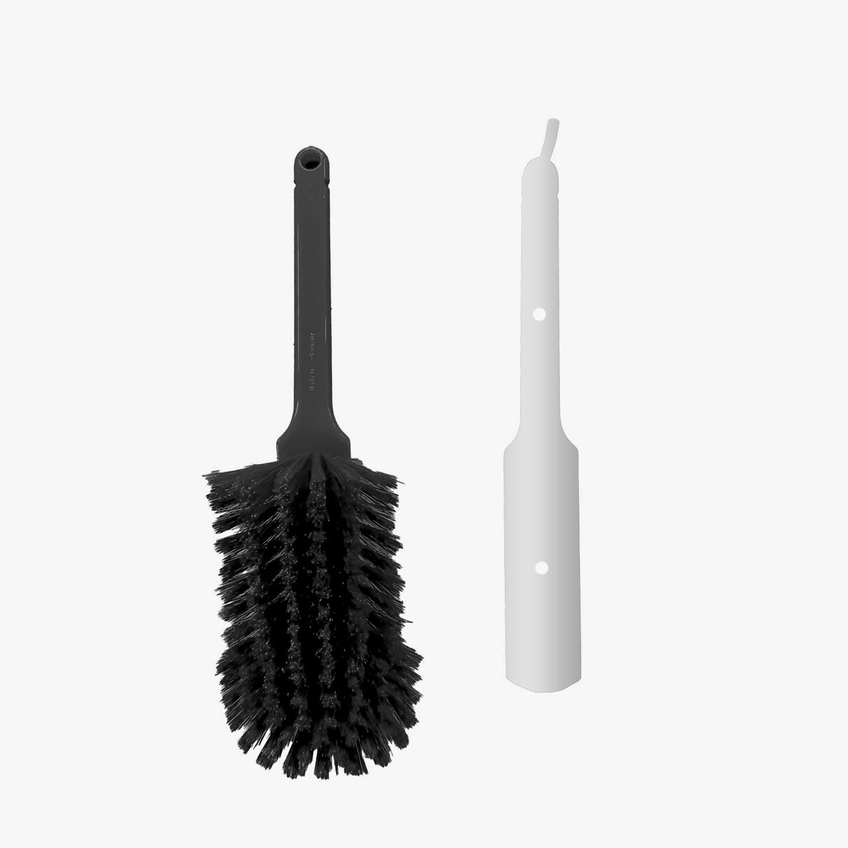 Handfeger HACCP Schatten Edelstahlschatten + Handfeger schwarz