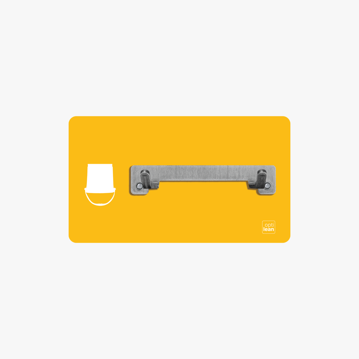 Eimer Halter Shadowboard – 5S Cleaning Station (Bo System) Gelb