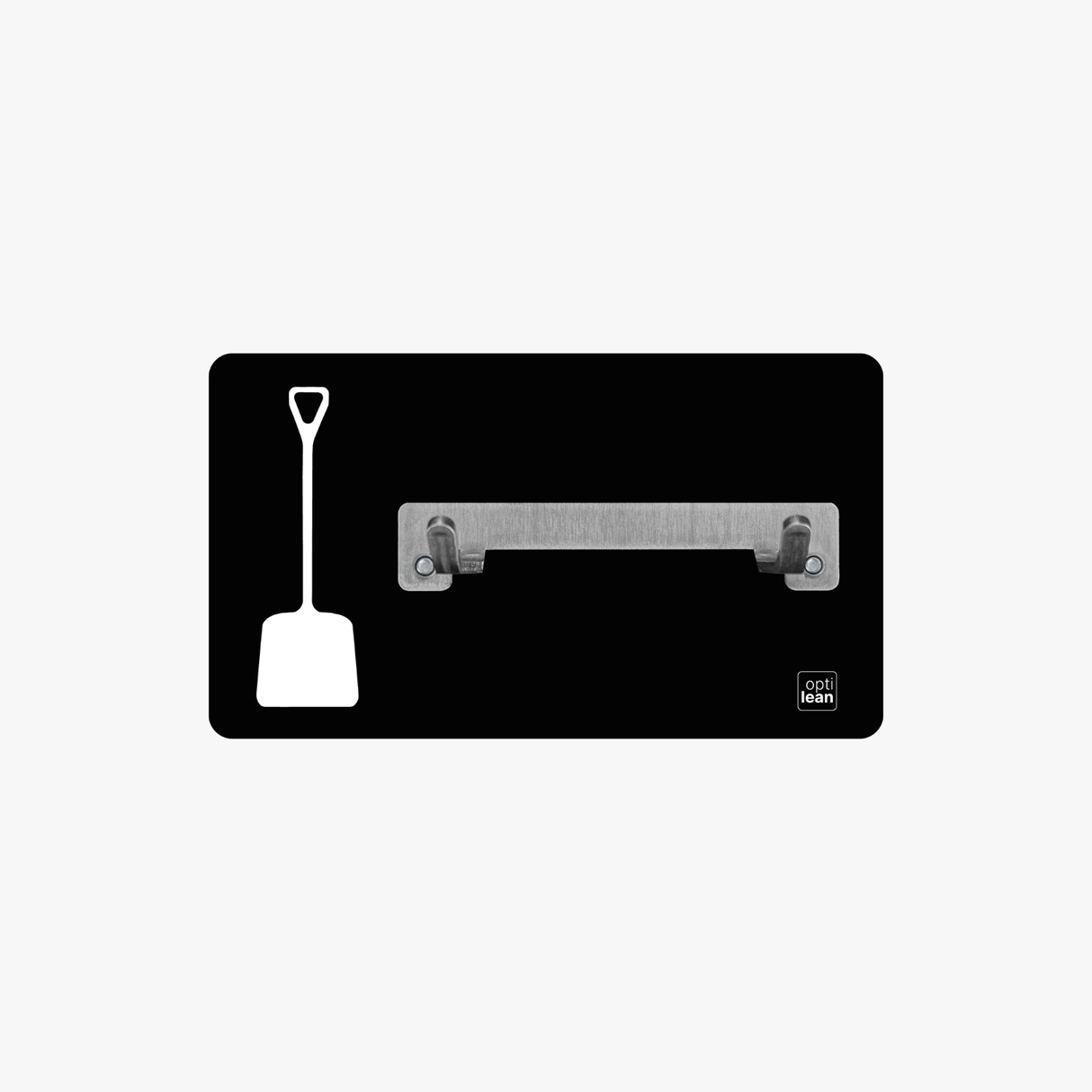 Schaufel Halter Shadowboard – 5S Cleaning Station (Bo System) Schwarz