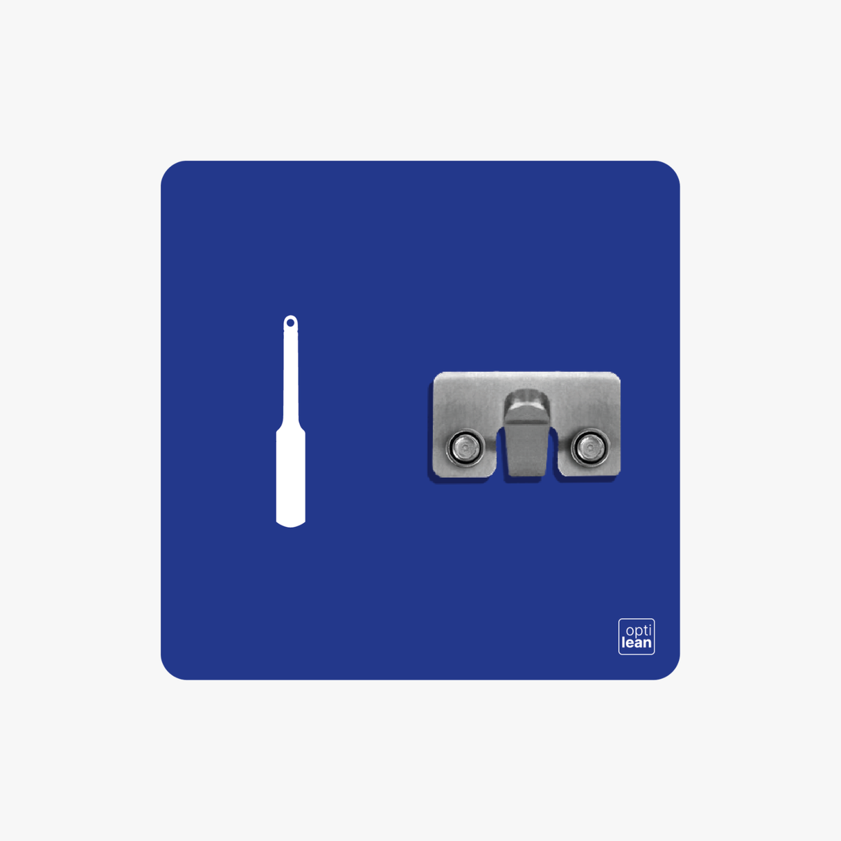 Handfeger Halter Shadowboard – 5S Cleaning Station (Bo System) Blau