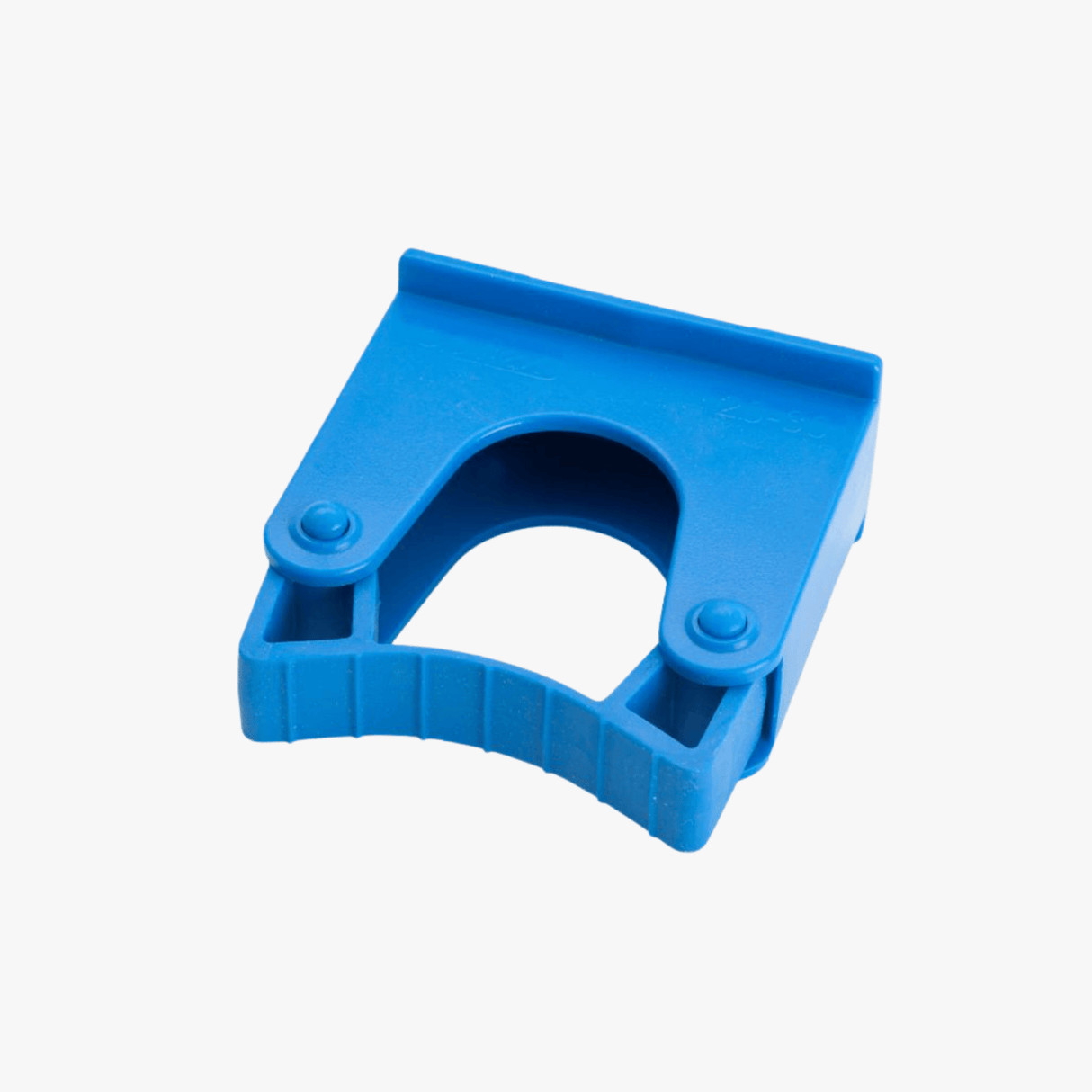 Gummihalterung (Ersatz-Stielhalterung, Klemmfix) Blau Groß