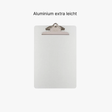Klemmbrett Aluminium