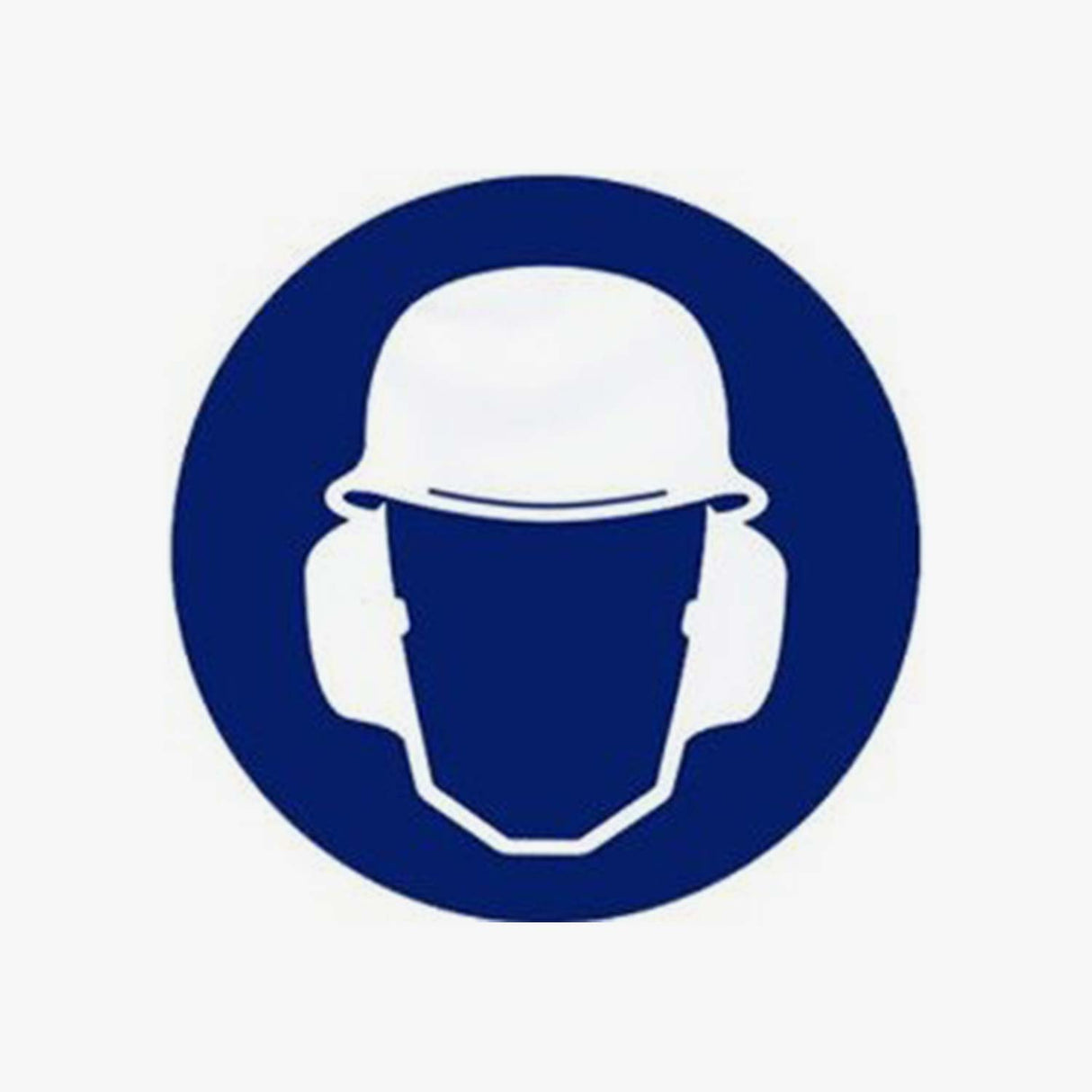 Gebotszeichen Kopf- und Gehöhrschutz