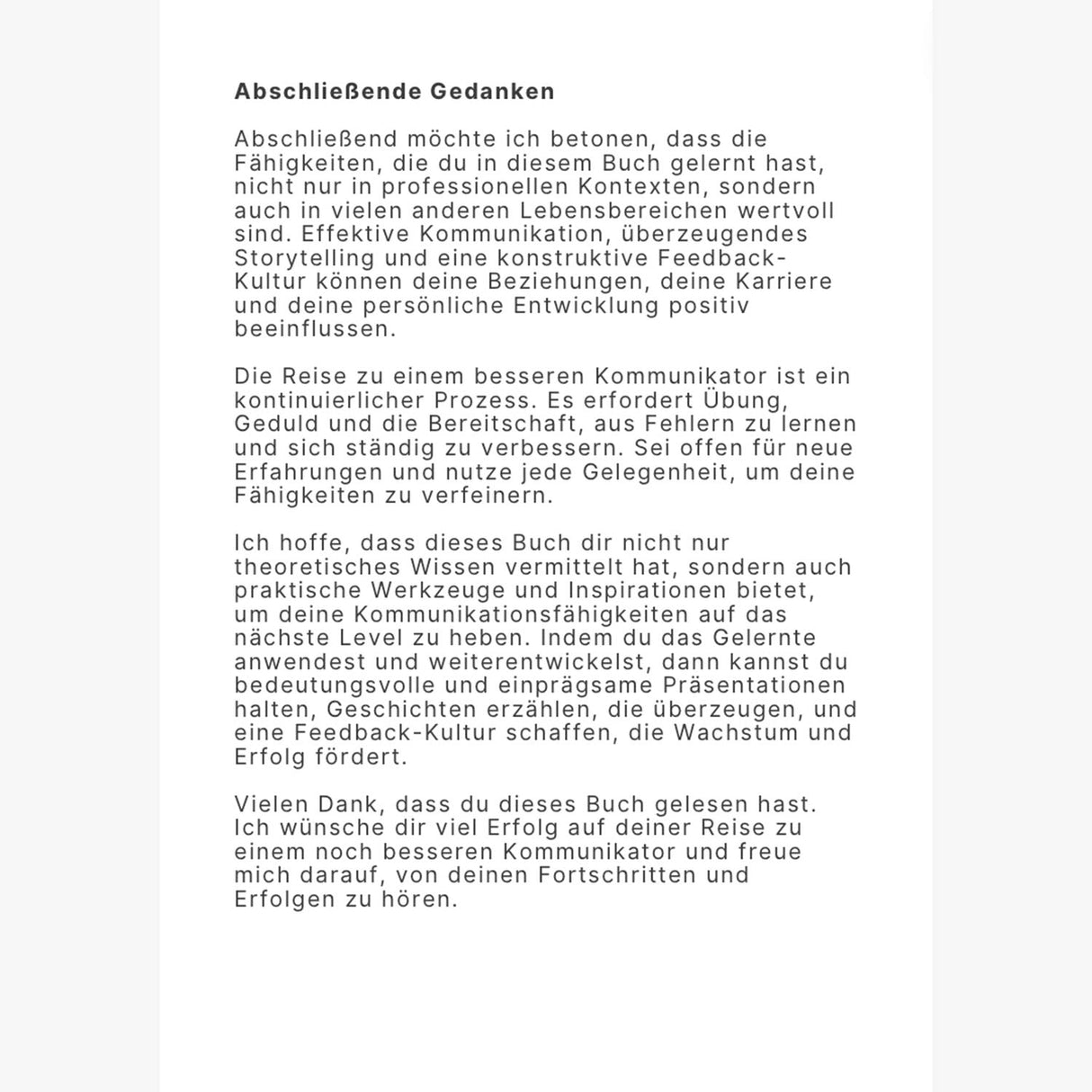 E- Book Die Kunst der Präsentation