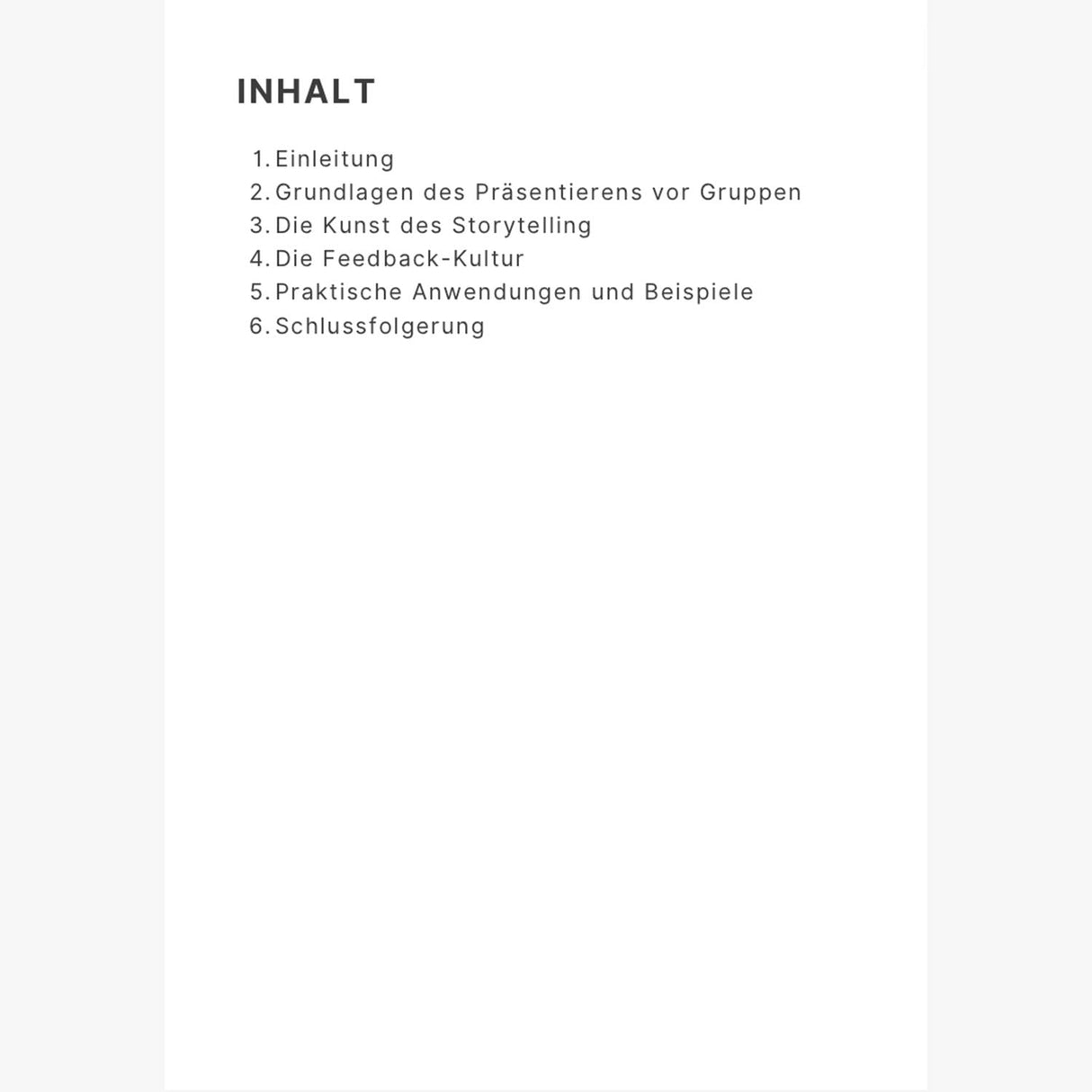 E- Book Die Kunst der Präsentation