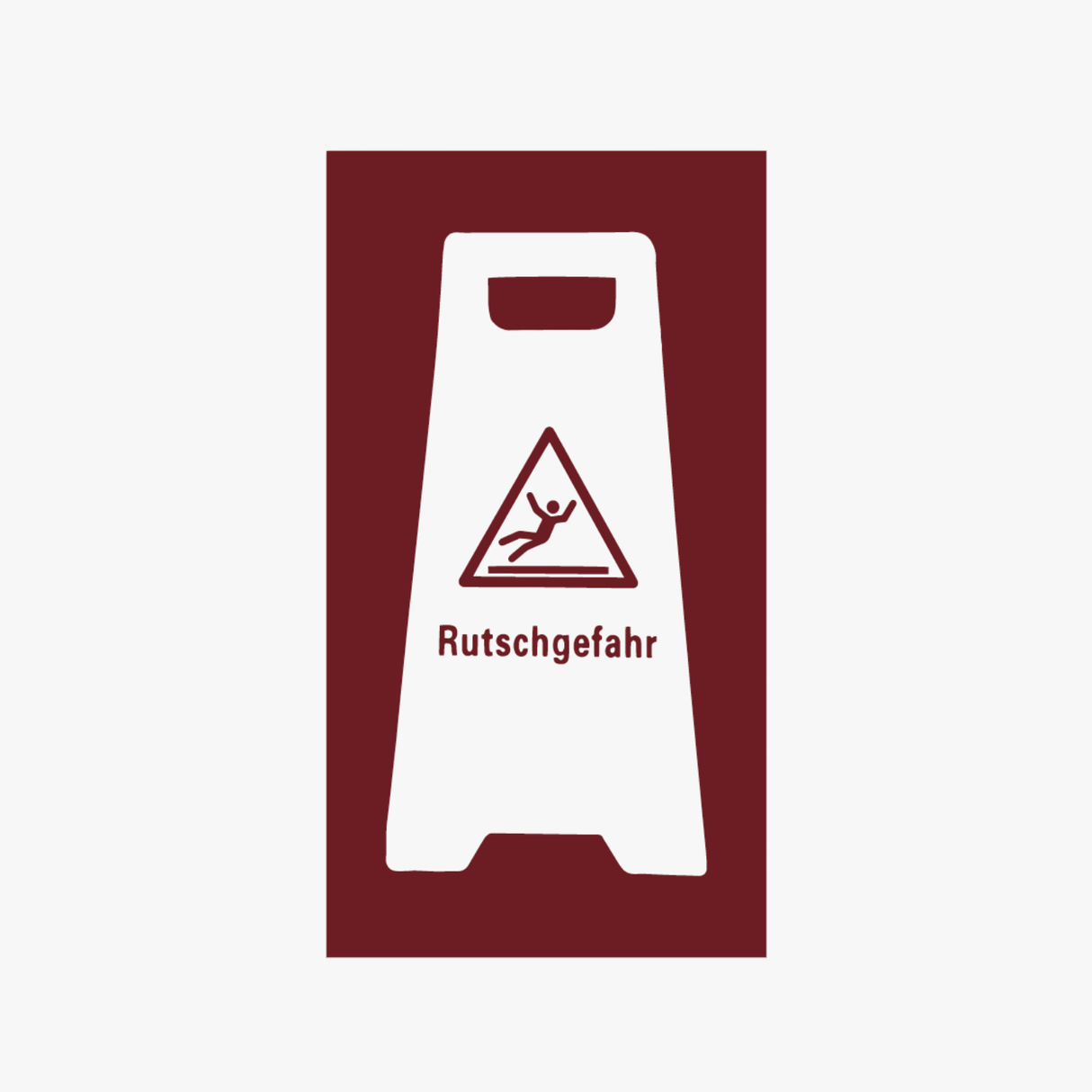 Schild Achtung Rutschgefahr