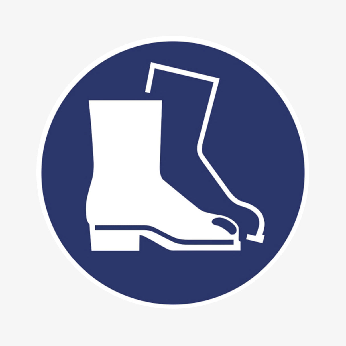 Schild Sicherheitsschuhe tragen