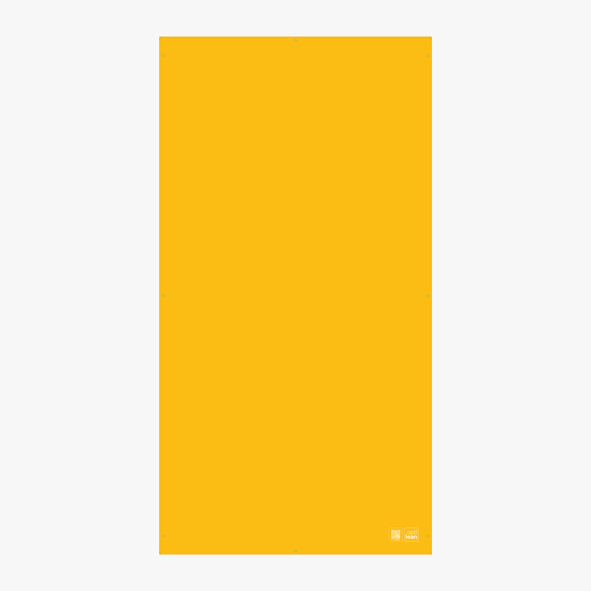 Schattenwand 1.0 m x 1.90m zum Konfigurieren / inkl. Werkzeughalterungen Gelb