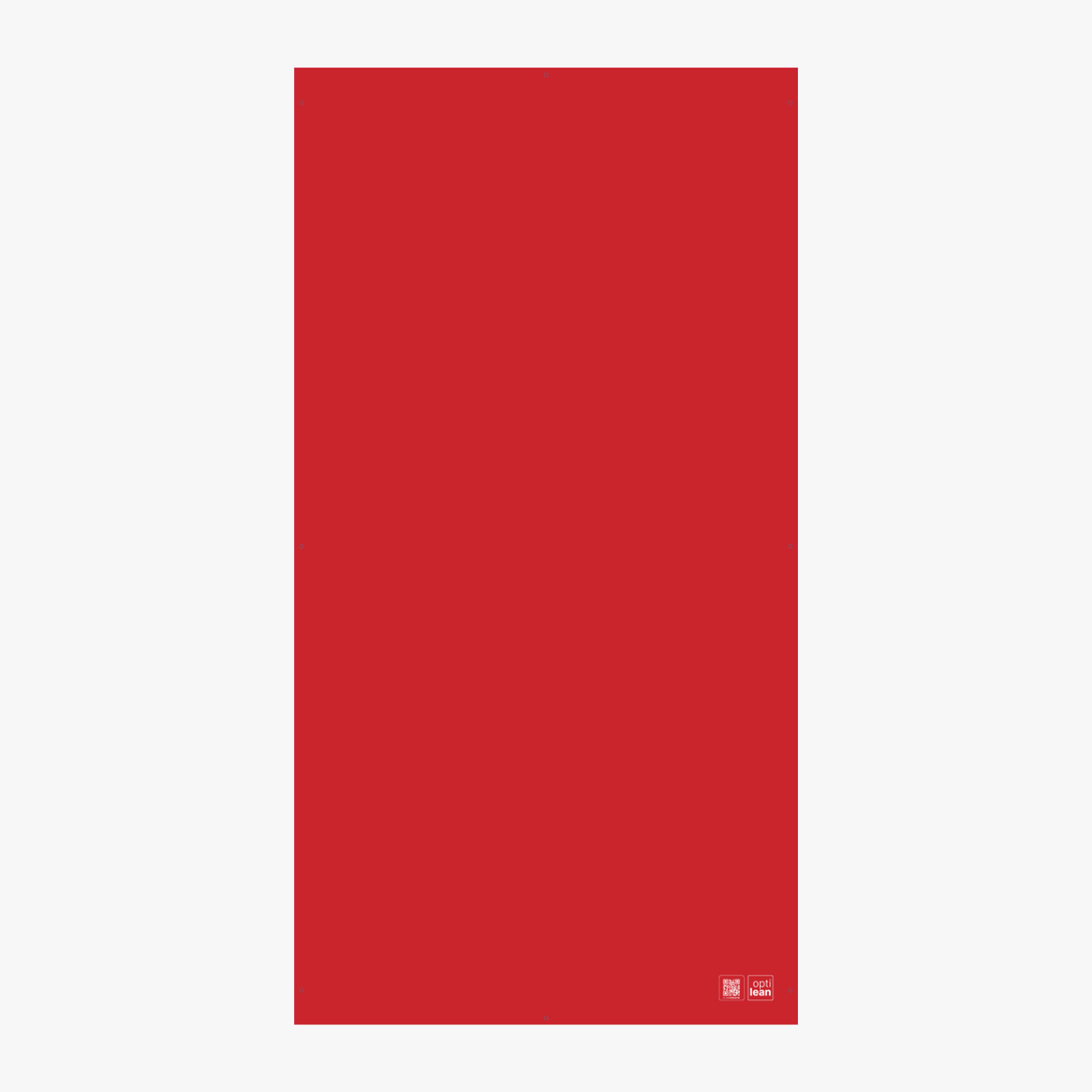 Schattenwand 1.0 m x 1.90m zum Konfigurieren / inkl. Werkzeughalterungen Rot