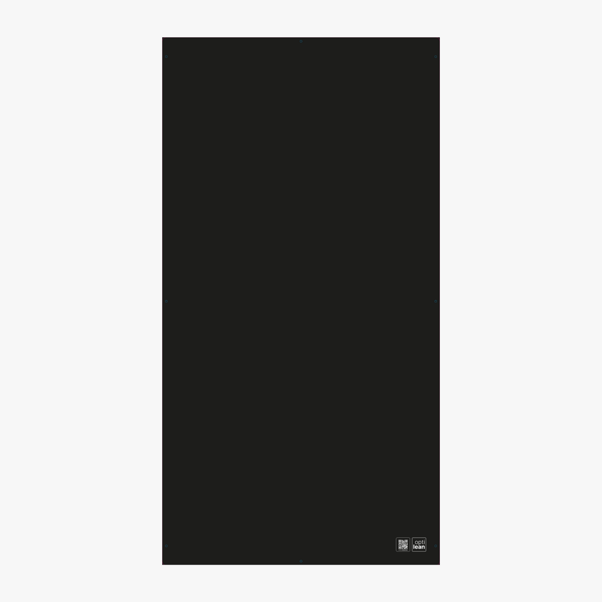 Schattenwand 1.0 m x 1.90m zum Konfigurieren / inkl. Werkzeughalterungen Schwarz