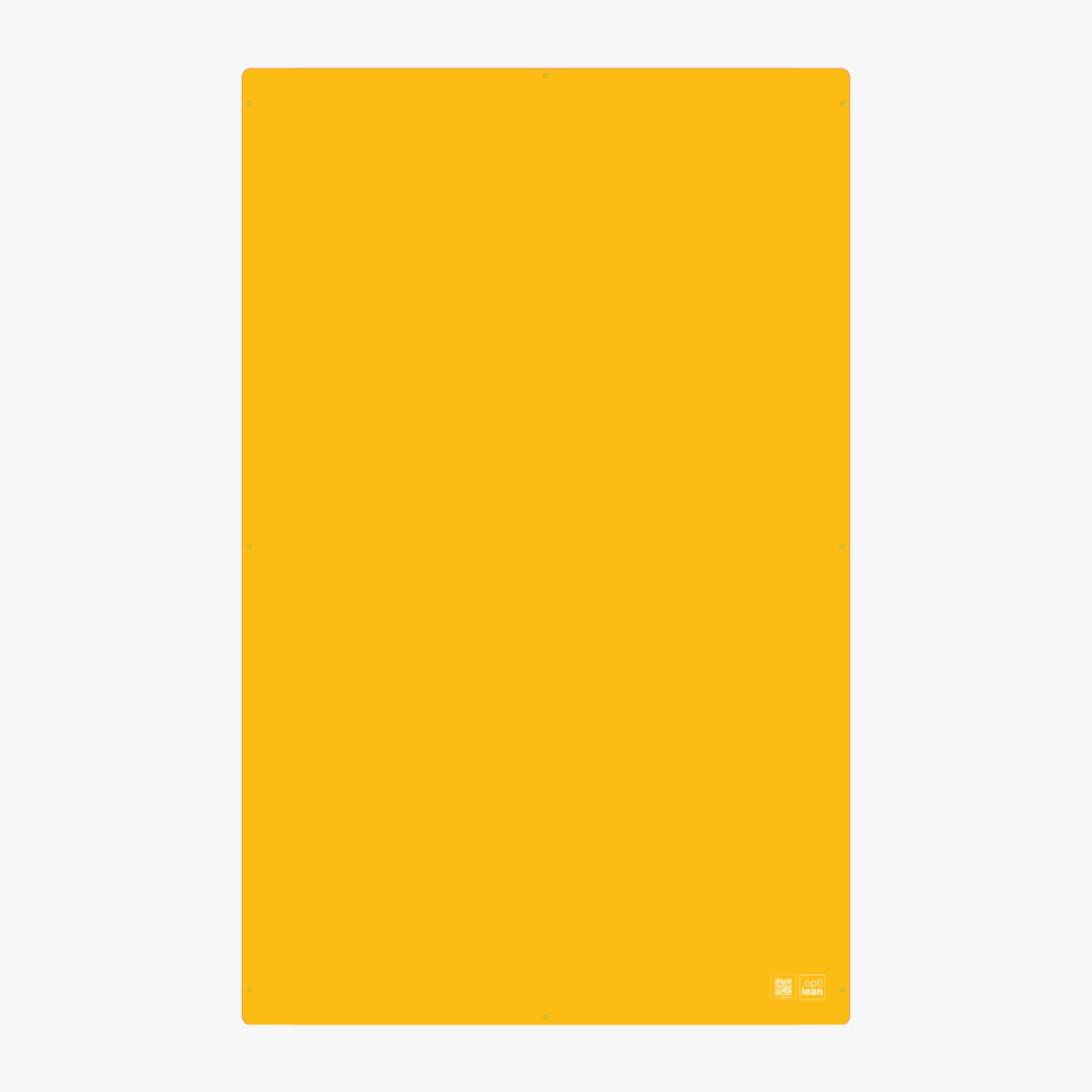 Schattenwand 1.21 cm x 1.90 m zum Konfigurieren / inkl. Werkzeughalterungen gelb