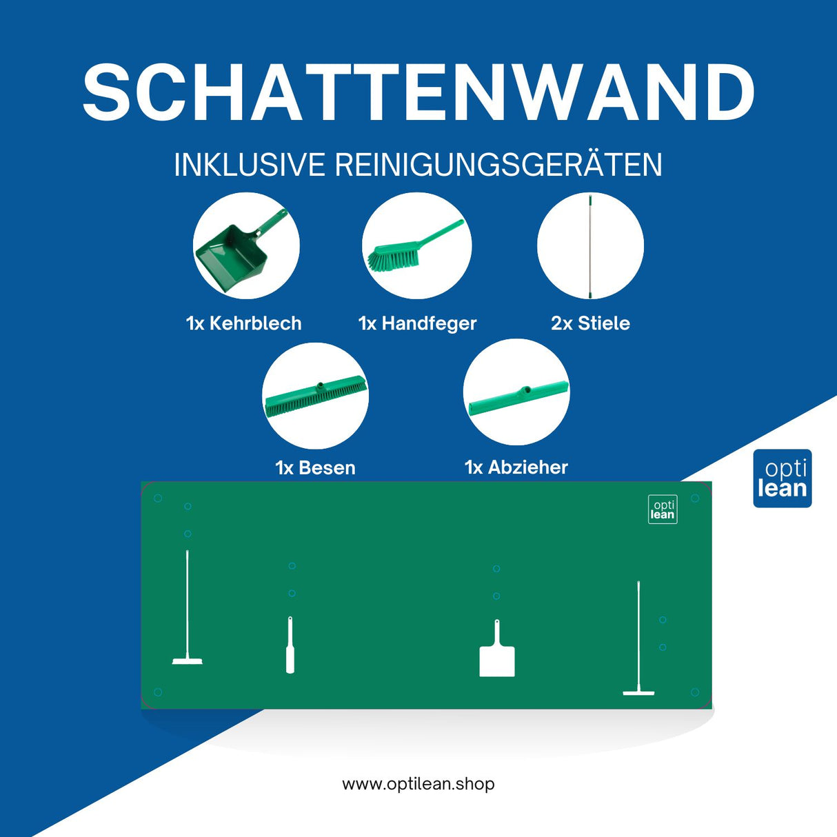 Schattenwand Klemmleiste