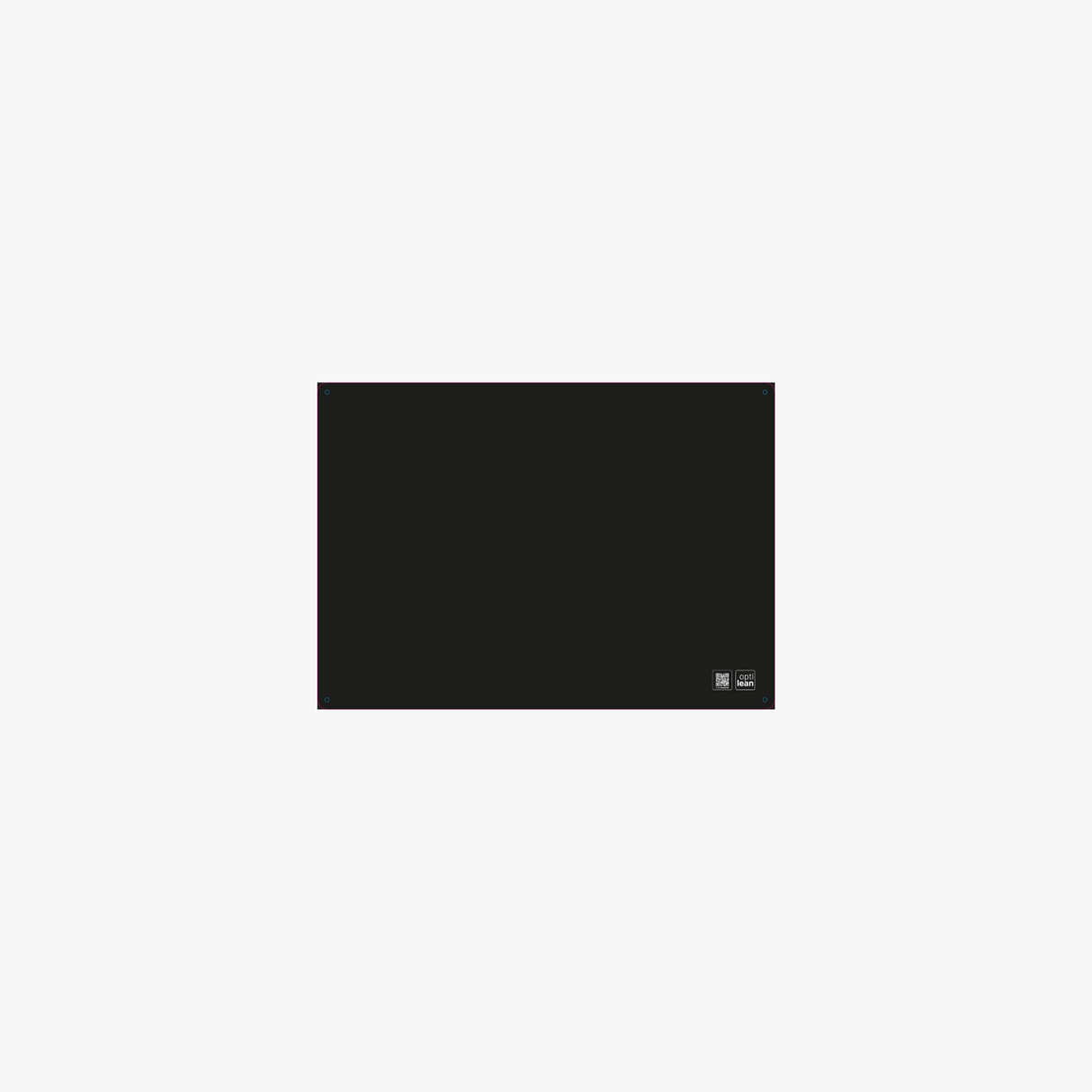 Schattenwand 70 cm x 50 cm zum Konfigurieren / inkl. Werkzeughalterungen schwarz