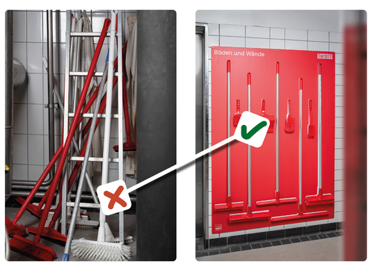 Schattenwand auf einem Rollwagen