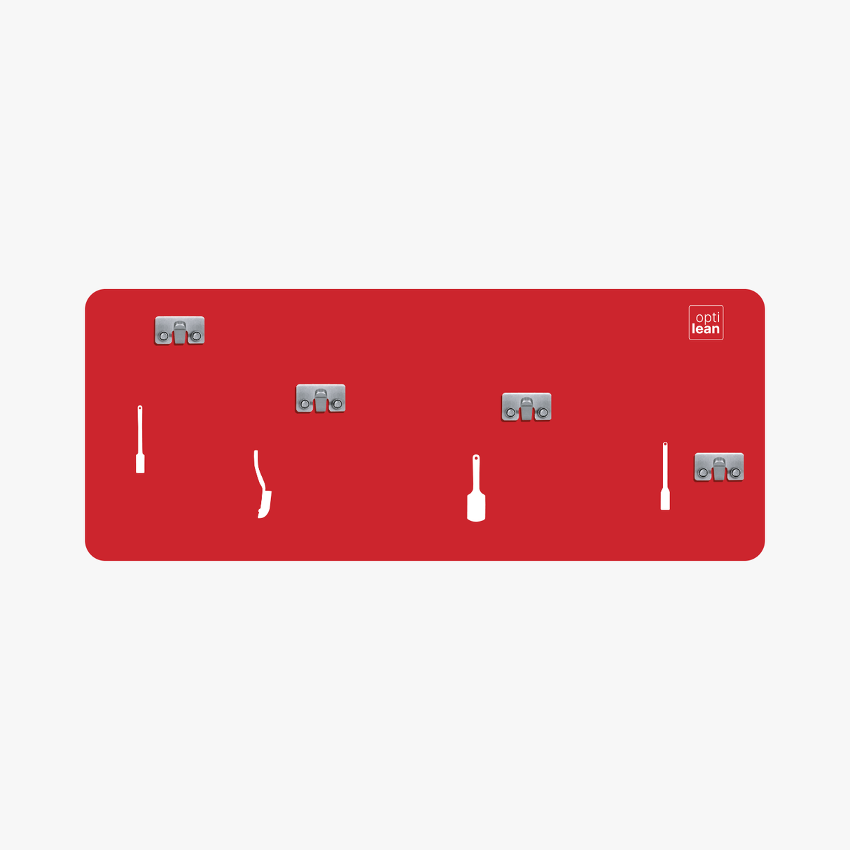 Shadow Board (Schattenwand, Klemmleiste) Rot