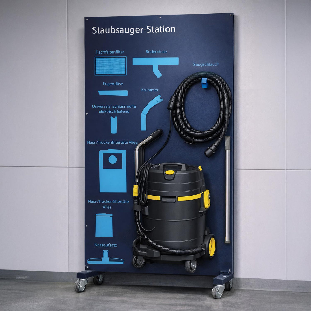 Staubsauger Schattenwand / Cleaning Station / Shadowboard