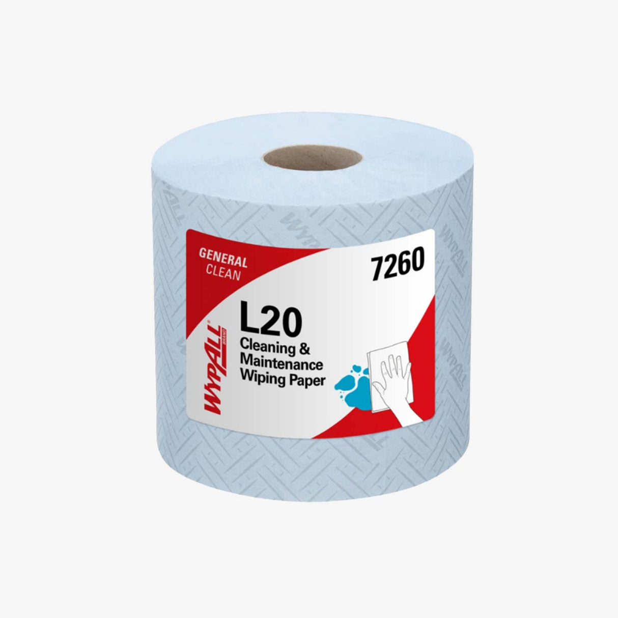 Putzpapier blau - 6 Rollen