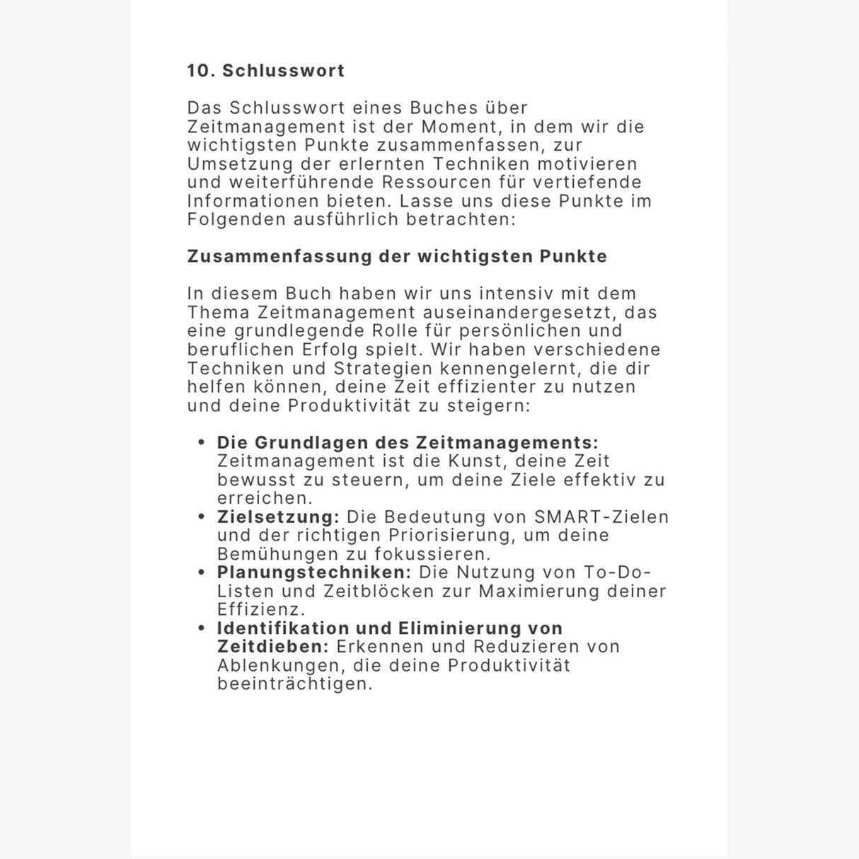 E-Book Zeitmanagement