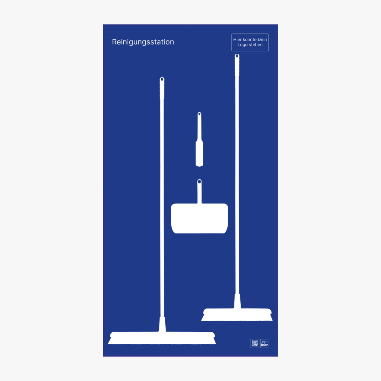 Schattenwand 1.0 m x 1.90m zum Konfigurieren / inkl. Werkzeughalterungen