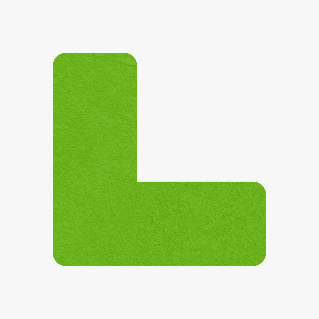 Bodenmarkierung Ecke - 50mm x 100mm - 25 Stück grün