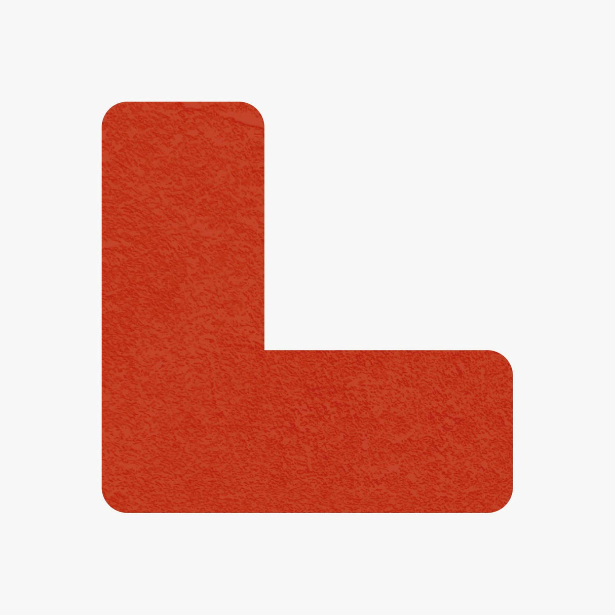 Bodenmarkierung Ecke - 50mm x 100mm - 25 Stück rot