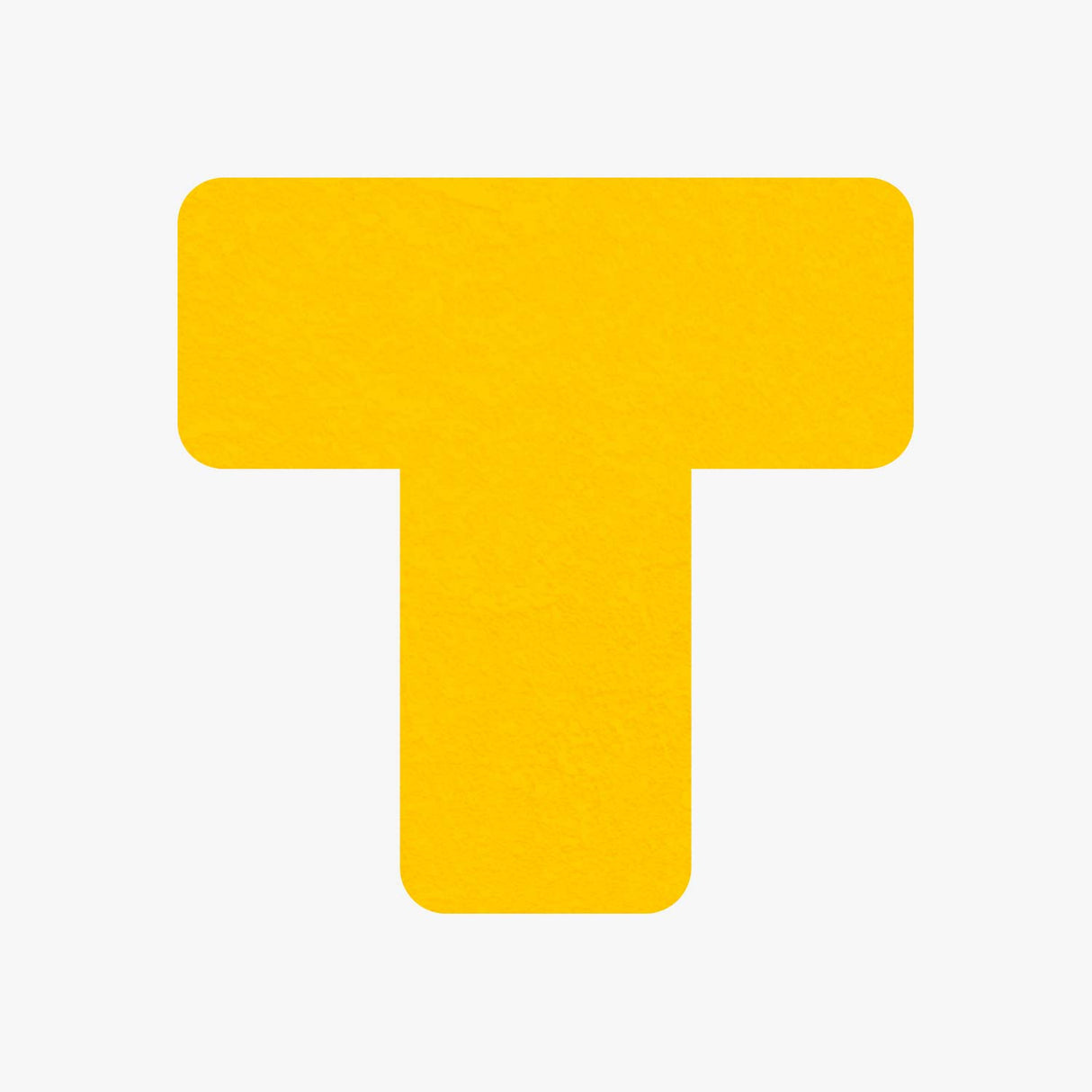 Bodenmarkierung T-Stück - 50mm x 150mm - 25 Stück gelb