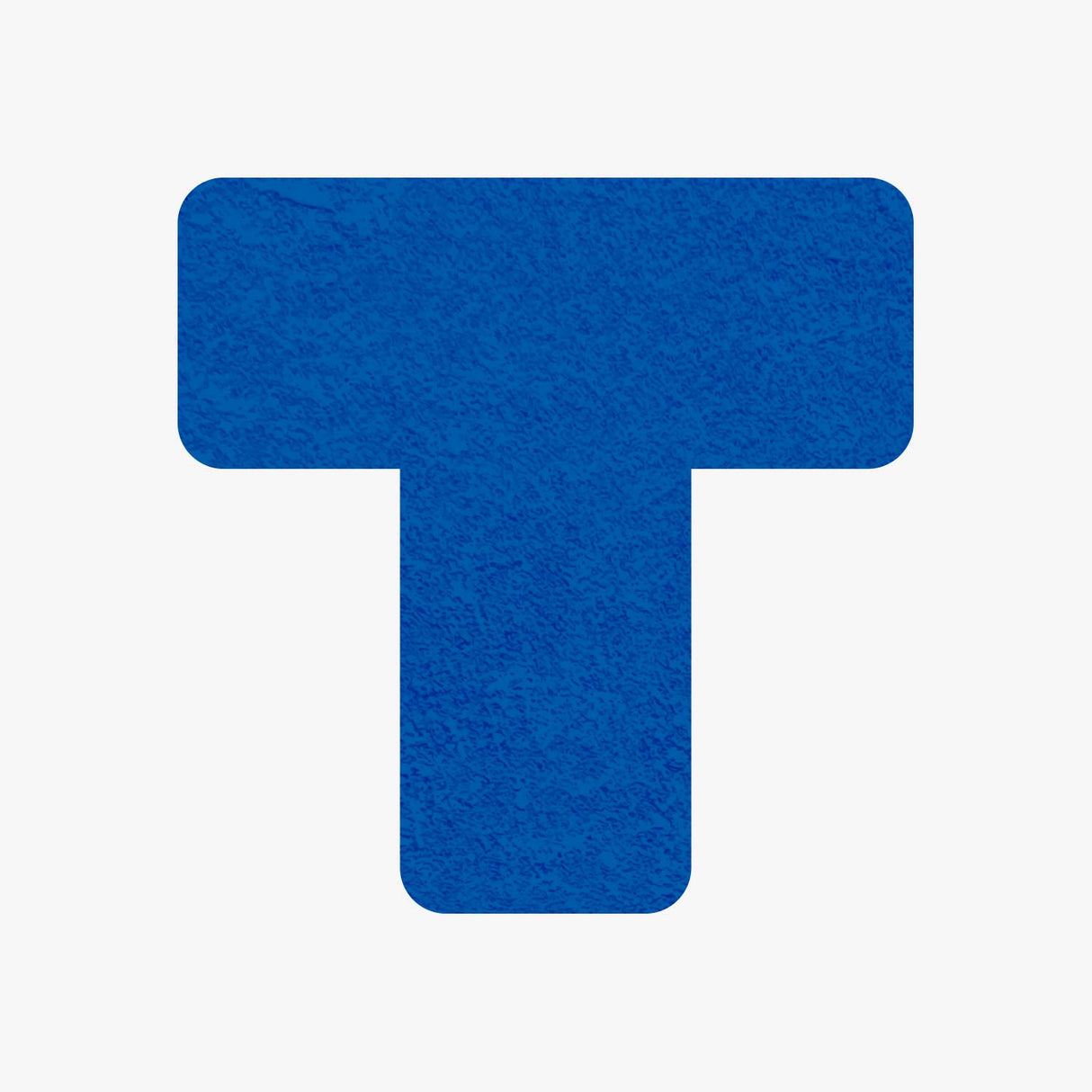 Bodenmarkierung T-Stück - 50mm x 150mm - 25 Stück blau