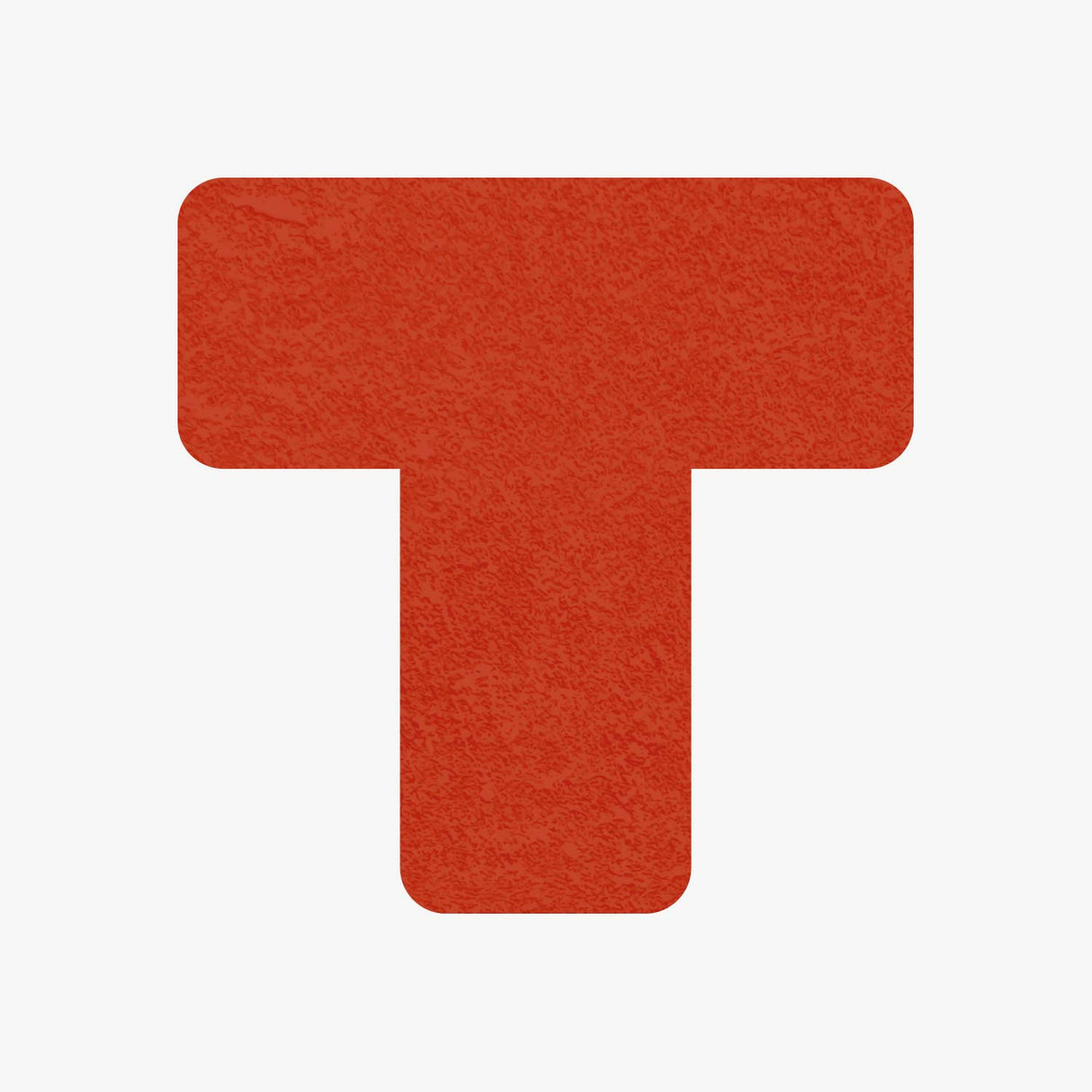 Bodenmarkierung T-Stück - 50mm x 150mm - 25 Stück rot