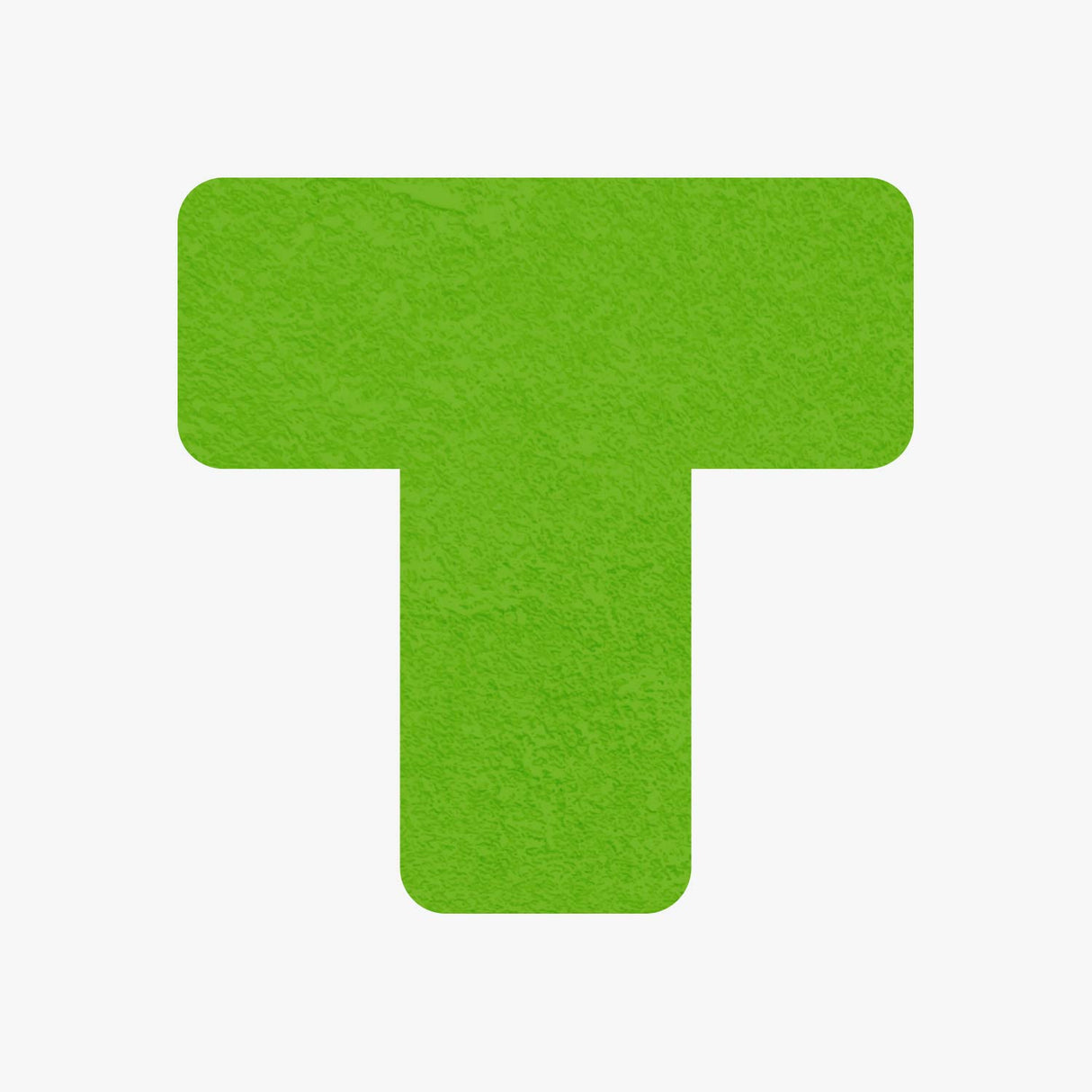 Bodenmarkierung T-Stück - 50mm x 150mm - 25 Stück grün