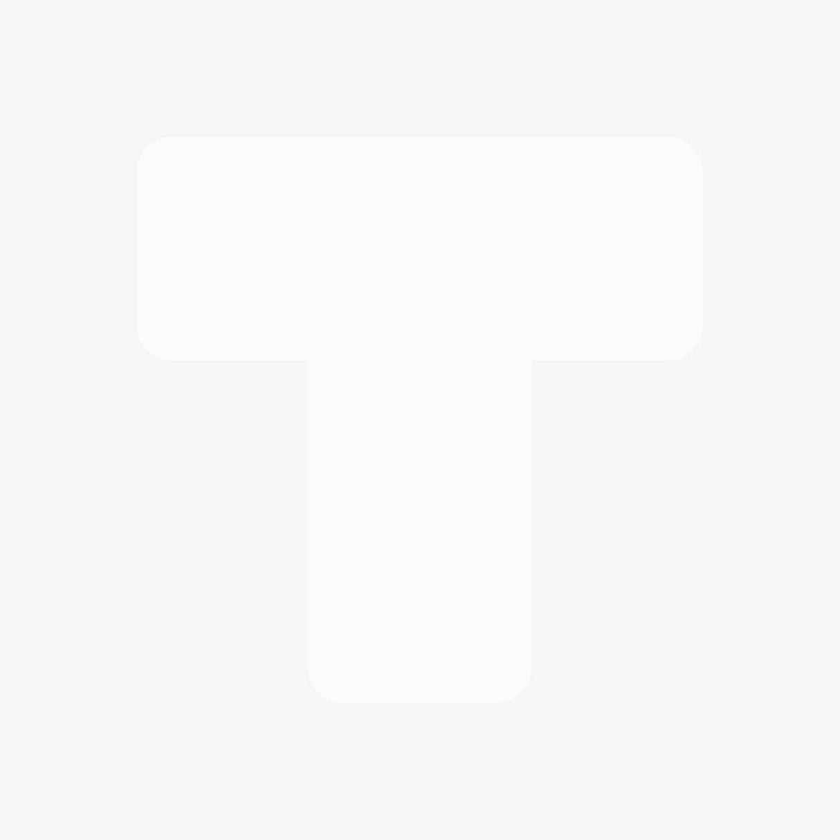 Bodenmarkierung T-Stück - 50mm x 150mm - 25 Stück weiß