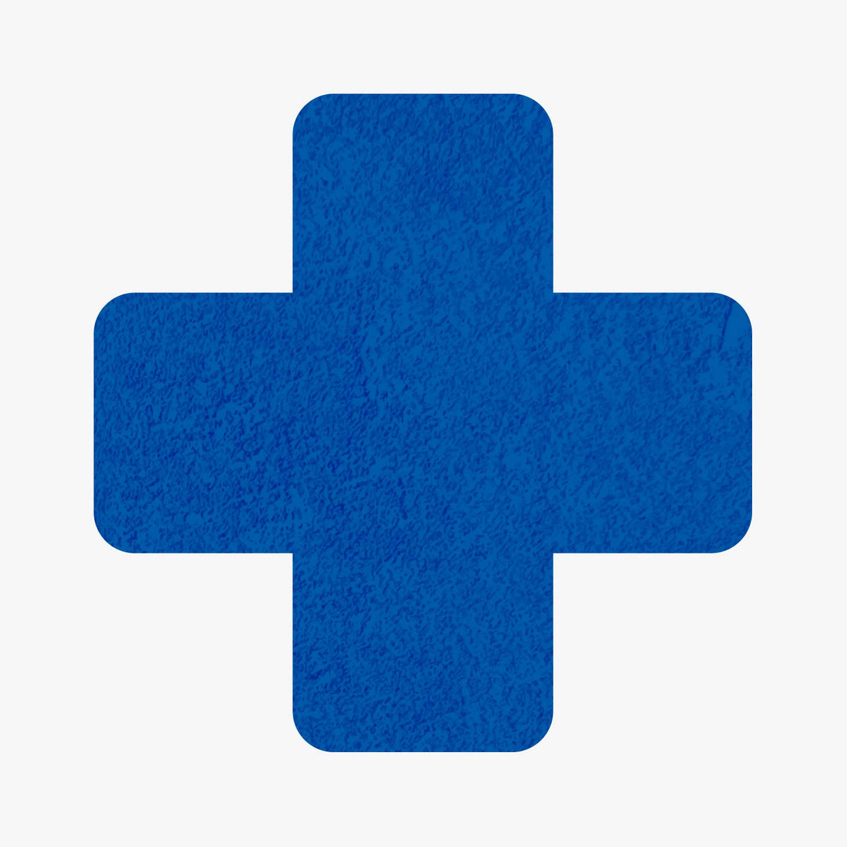 Bodenmarkierung Kreuz - 50mm x 150mm - 25 Stück blau