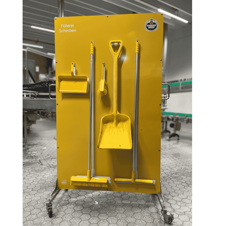 Audit und Kontrollen in der Lebensmittelindustrie, die Schattenwand von opti lean hilft