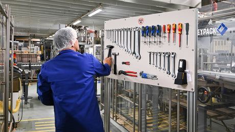 Schattenwand für Handwerkzeuge nach der 5S Methode