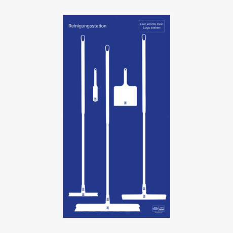 Cleaning Station für KFZ Betriebe Blau