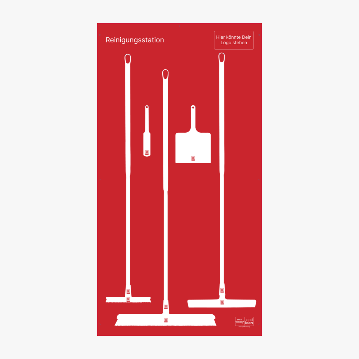Cleaning Station für KFZ Betriebe Rot