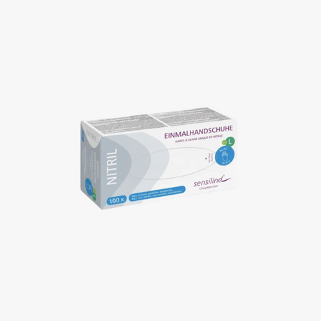 Nitril Handschuhe blau L 100