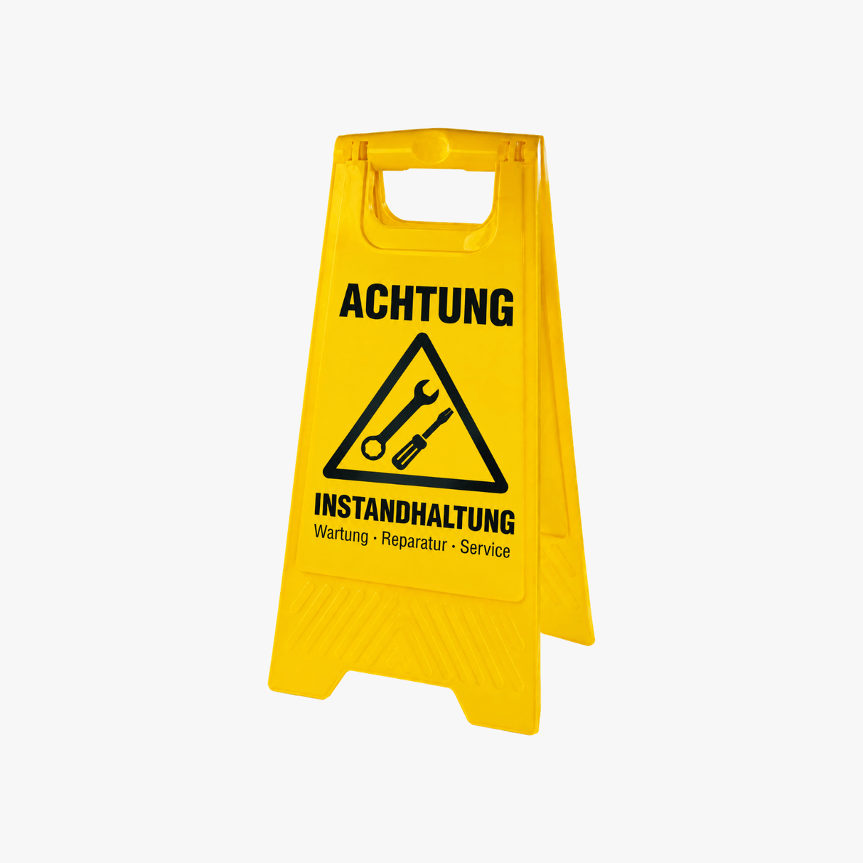 Achtung Wartungsarbeiten Warnschild