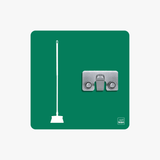 Bodenschaber Halter Shadowboard – 5S Cleaning Station (Bo System) Grün