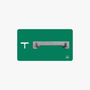 Handabzieher Halter Shadowboard – 5S Cleaning Station (Bo System) Grün