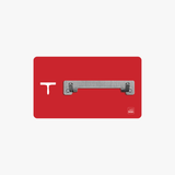 Handabzieher Halter Shadowboard – 5S Cleaning Station (Bo System) Rot