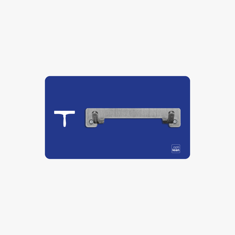 Handabzieher Halter Shadowboard – 5S Cleaning Station (Bo System) Blau
