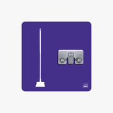 Bodenschaber Halter Shadowboard – 5S Cleaning Station (Bo System) Lila
