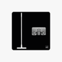 Schrubber Halter Shadowboard – 5S Cleaning Station (Bo System) Schwarz