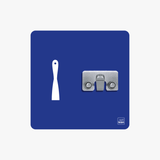 Spachtel Halter Shadowboard – 5S Cleaning Station (Bo System) Blau