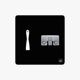 Spachtel Halter Shadowboard – 5S Cleaning Station (Bo System) Schwarz